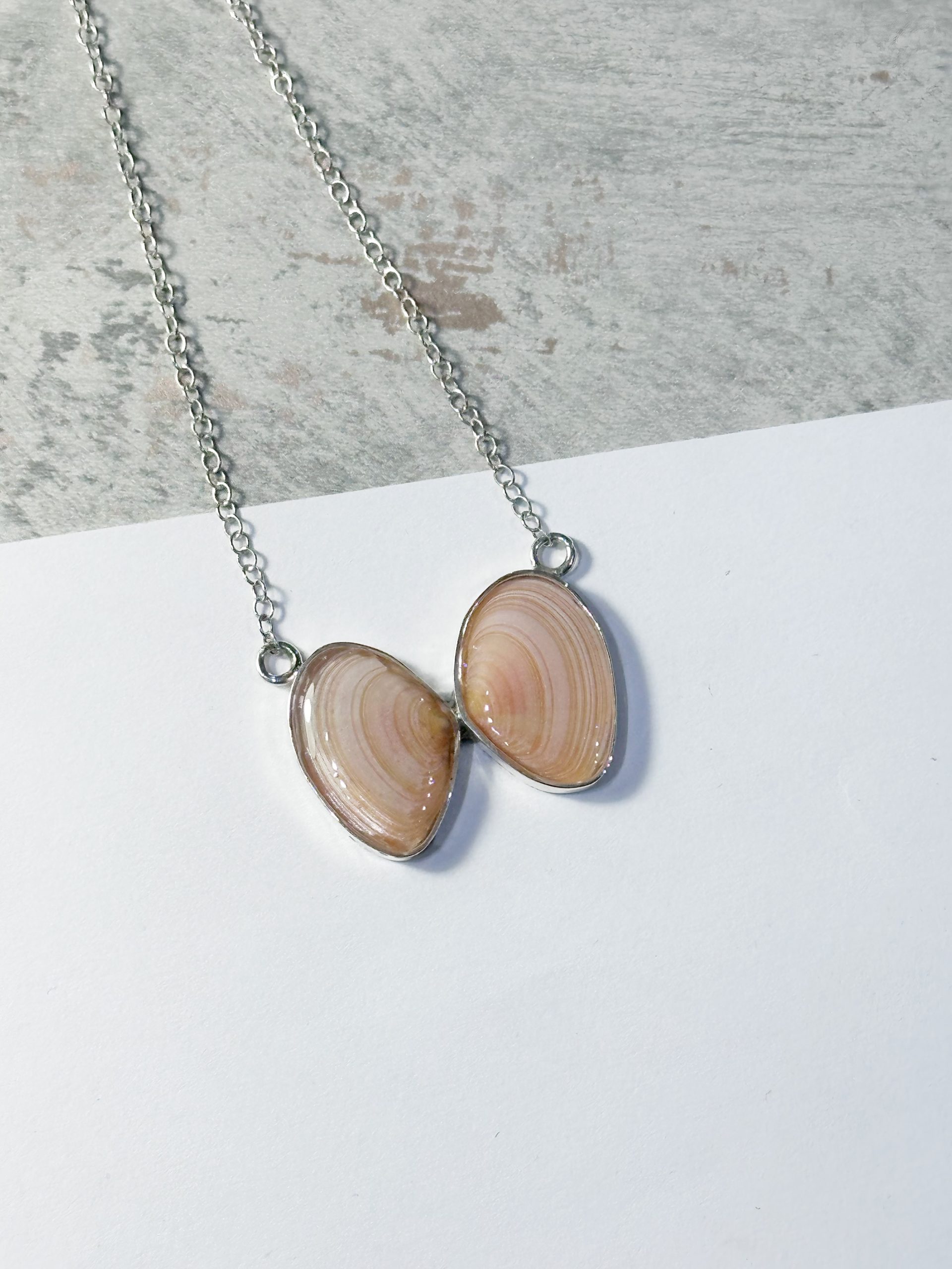Seashell pendants